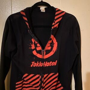 2010* Tokio Hotel Black and Red Hoodie